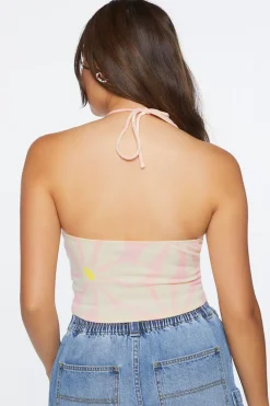 Floral Print Halter Top