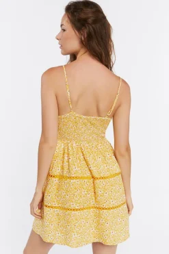 Floral Print Mini Dress