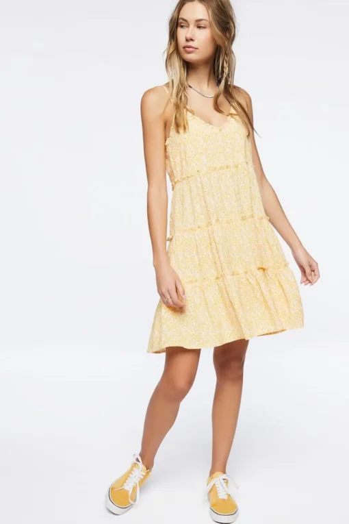 Floral Print Mini Dress