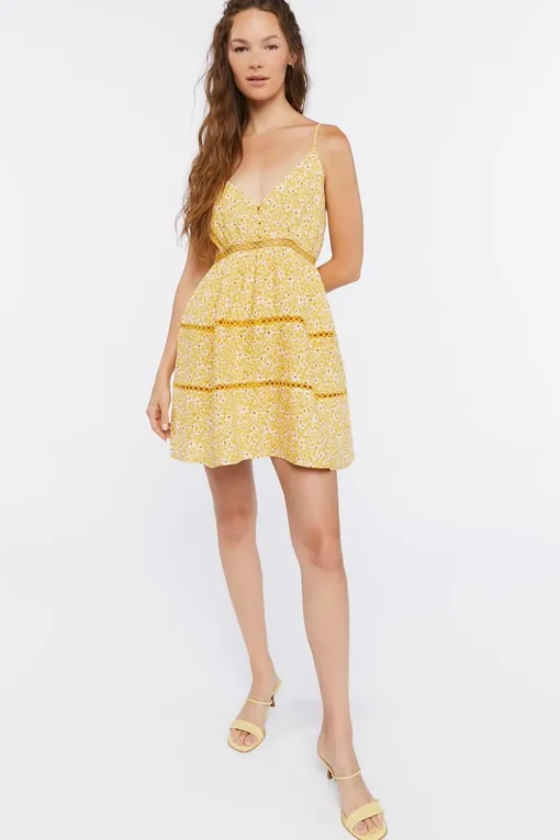 Floral Print Mini Dress