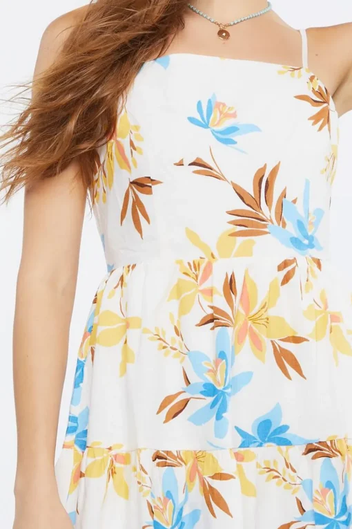 Floral Print Mini Dress
