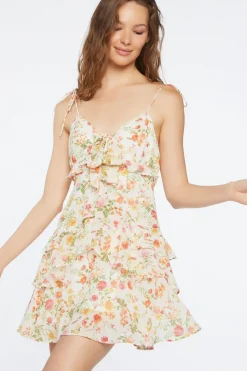 Floral Print Mini Dress
