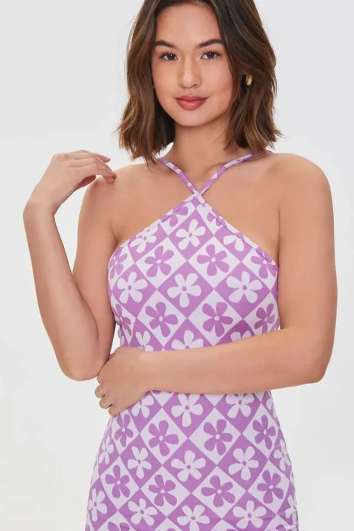 Floral Print Mini Dress