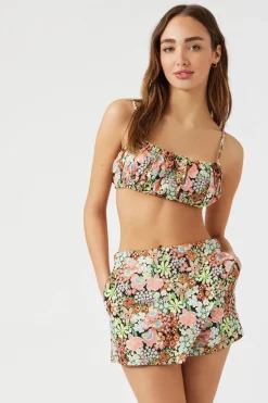 Floral Print Skort