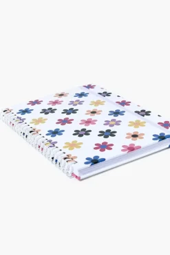 Floral Print Spiral Notebook