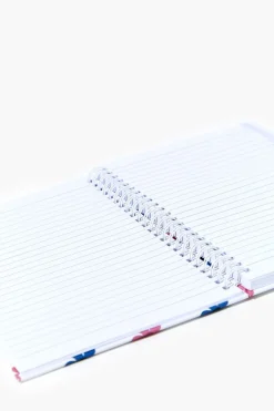 Floral Print Spiral Notebook