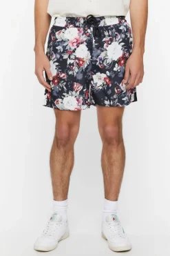 Floral Print Swim Trunks