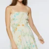 Floral Print Tie-Strap Mini Dress