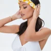Floral Print Twisted Headwrap