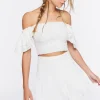 Flounce A-Line Mini Skirt