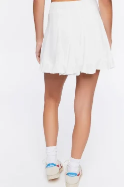 Flounce A-Line Mini Skirt