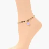 Flower Charm Chain Anklet