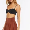 Flowy Lettuce-Edge Mini Skirt