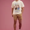 Frayed Drawstring Shorts