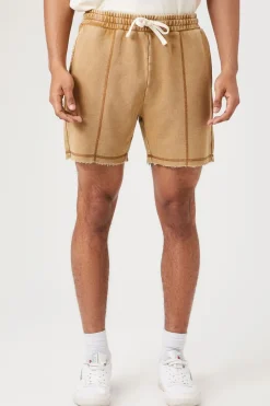 Frayed Drawstring Shorts