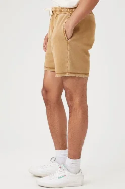 Frayed Drawstring Shorts