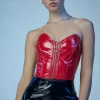 Fredericks Of Hollywood Faux Patent Leather Bodysuit