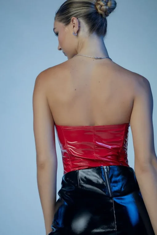 Fredericks Of Hollywood Faux Patent Leather Bodysuit