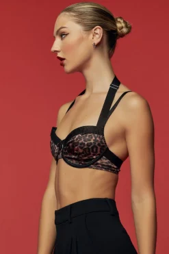 Fredericks Of Hollywood Leopard Bra