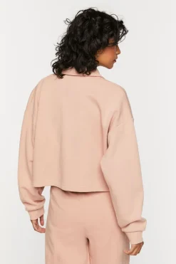 French Terry Cropped Jacket