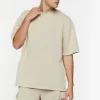 French Terry Drawstring Cargo Shorts