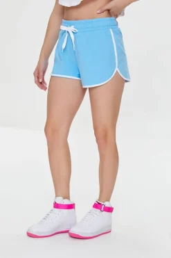 French Terry Drawstring Ringer Shorts