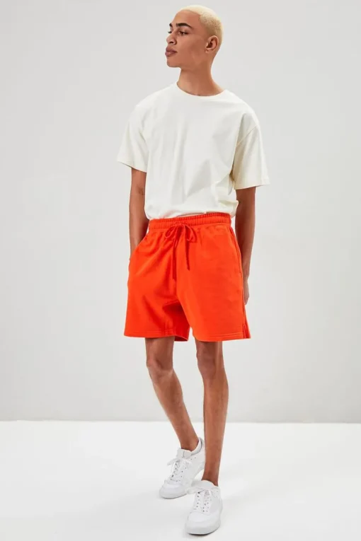 French Terry Drawstring Shorts
