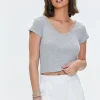 French Terry High-Rise Shorts