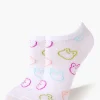 Frog Print Ankle Socks