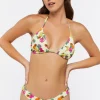 Fruit Print High-Leg Bikini Bottoms