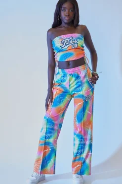 Fubu Abstract Print Pants