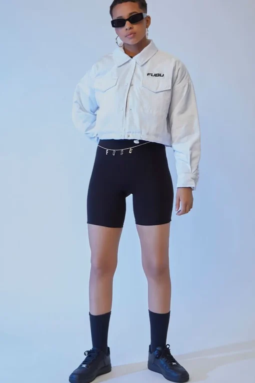 Fubu Toggle-Hem Cropped Jacket