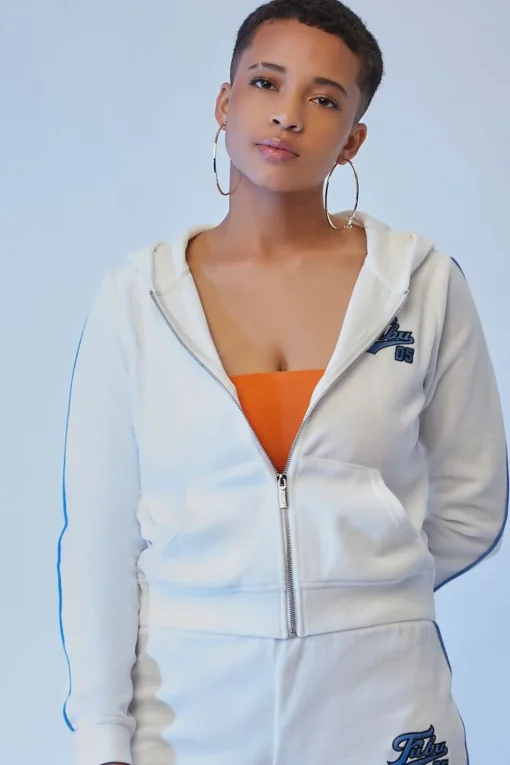 Fubu Velour Zip-Up Hoodie