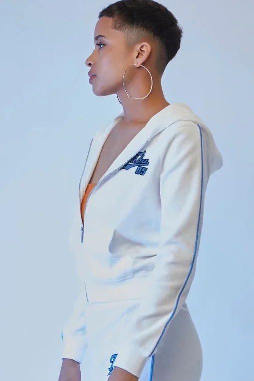Fubu Velour Zip-Up Hoodie