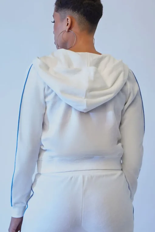 Fubu Velour Zip-Up Hoodie