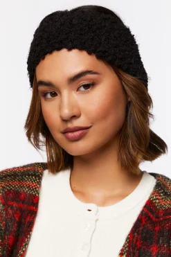 Fuzzy Knit Textured Headwrap