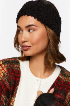Fuzzy Knit Textured Headwrap