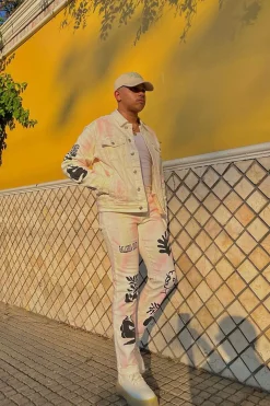 Galleria Quarta Graphic Trucker Jacket