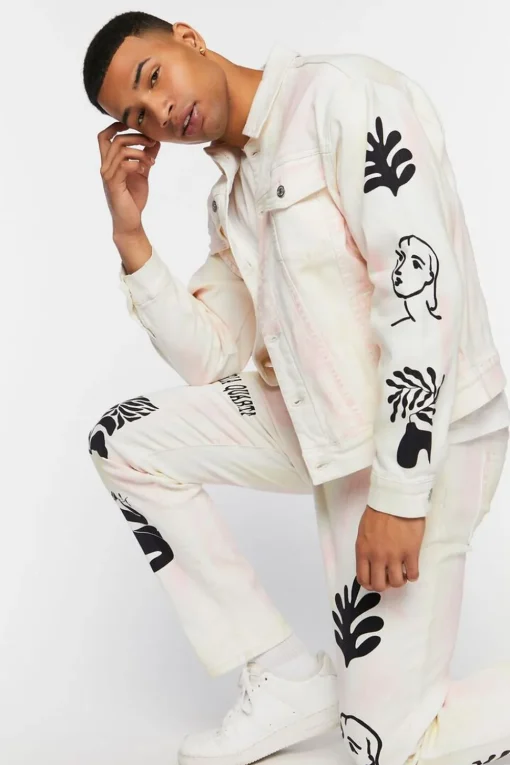 Galleria Quarta Graphic Trucker Jacket