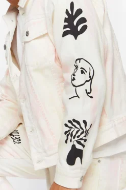 Galleria Quarta Graphic Trucker Jacket