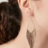 Geo Fringe Drop Earrings