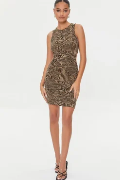 Geo Print Mini Dress