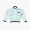 Girls Amour Varsity-Striped Zip-Up Jacket (Kids)