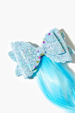 Girls Bow Clip Hair Extension (Kids)