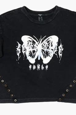 Girls Butterfly Graphic Tee (Kids)