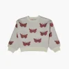 Girls Butterfly Print Sweater (Kids)