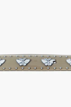 Girls Butterfly Vinyl Belt (Kids)