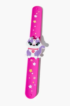 Girls Cat Snap Bracelet (Kids)