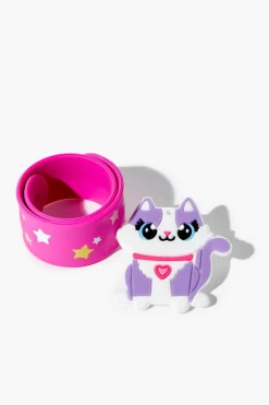 Girls Cat Snap Bracelet (Kids)