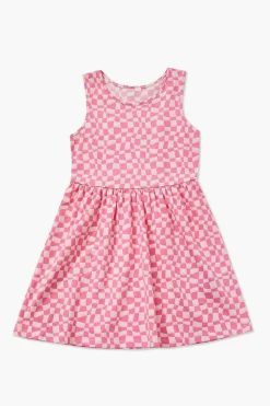 Girls Checkered A-Line Dress (Kids)